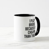 Mug Joueur de pont amusant (Devant droit)