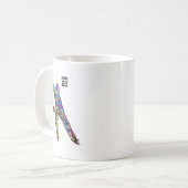Mug Joueur de ringette masculin (Devant gauche)
