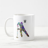 Mug Joueur de ringette masculin (Gauche)