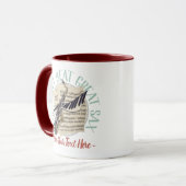 Mug Joueur de saxophone drôle (Devant gauche)