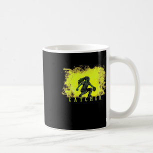 Mug Joueur de Softll Catcher avec fond jaune fumée Ckg