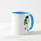 Mug Joueur de squash (Devant droit)