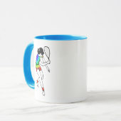 Mug Joueur de squash (Devant gauche)