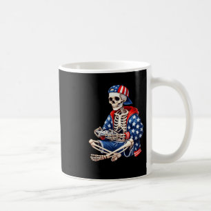 Mug Joueur de squelette 4 juillet jeu vidéo jeu garçon