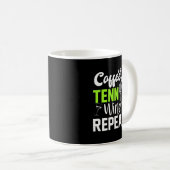 Mug Joueur De Tennis Coach Café Vin (Devant droit)