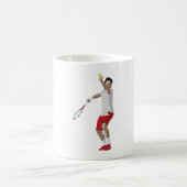 Mug Joueur de tennis en service (Centre)