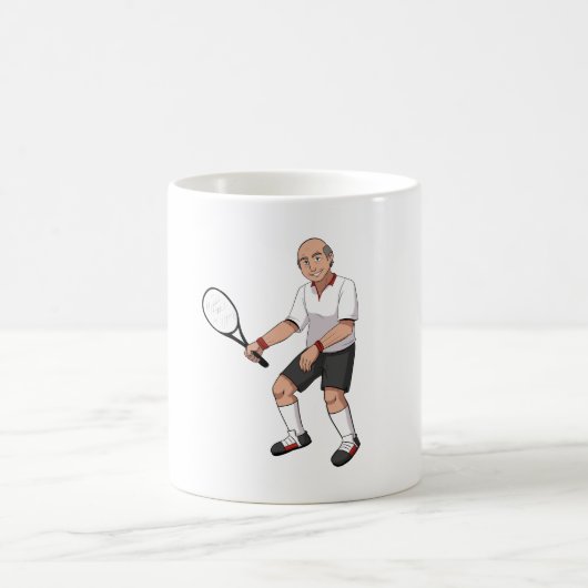 Mug Joueur de tennis supérieur (Centre)