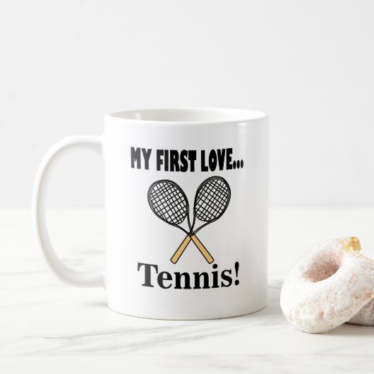 Mug Joueur de tennis Tennis (Avec donut)