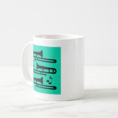 Mug Joueur de trombone (Devant gauche)