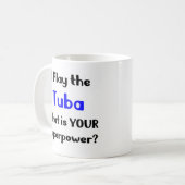 Mug joueur de tuba (Devant gauche)