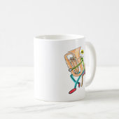 Mug Joueur de tuba Stickman (Devant droit)