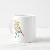 Mug Joueur de tuba Stickman (Devant gauche)