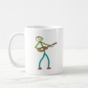 Mug Joueur de Ukulélé en Bâtonnet