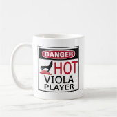 Mug Joueur de viola chaud (Gauche)