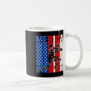 Mug Joueur de volley-ball américain Merica Jour de l'i