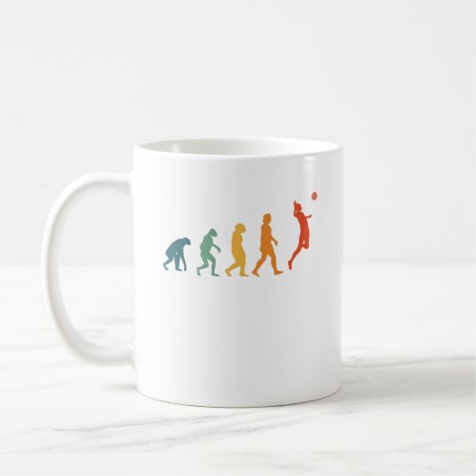 Mug Joueur de volley-ball Evolution (Gauche)
