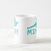 Mug Joueur de volley-ball Fun Distressed Mine (Centre)