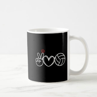 Mug Joueur de volley-ball Peace Love Graphic
