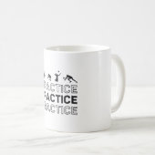 Mug Joueur de volleyball Exercice Pratique Cadeau (Devant droit)