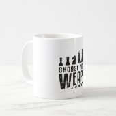 Mug Joueur d'échecs Tableau de contrôle du jeu Jeu cad (Devant gauche)