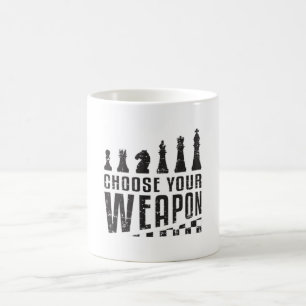 Mug Joueur d'échecs Tableau de contrôle du jeu Jeu cad
