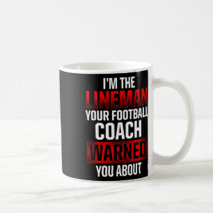 Mug Joueur défensif Hot Offensive de Football Lineman