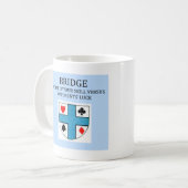 Mug joueur en double de jeu de pont (Devant gauche)