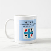 Mug joueur en double de jeu de pont (Gauche)