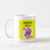 Mug joueur en double de jeu de pont (Gauche)