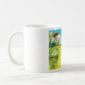 Mug Joueur garçon courir dans un Jardin vert luxuriant (Gauche)