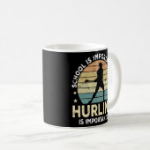 Mug Joueur hurleur, L'école est importante (Devant droit)