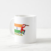Mug Joueur indien de cricket (Devant gauche)