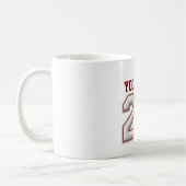 Mug Joueur numéro 26 - points frais de base-ball (Gauche)