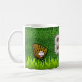 Mug Joueur numéro 82 - points frais de base-ball (Gauche)