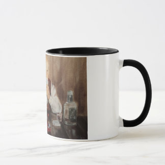 Mug joueur occidental sauvage de manieur de pistolet