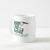Mug Joueur pakistanais de cricket (Devant gauche)