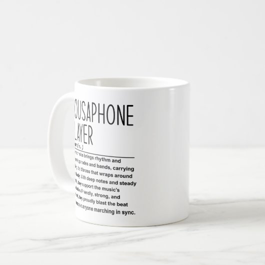 Mug Joueur sousaphone (Devant gauche)