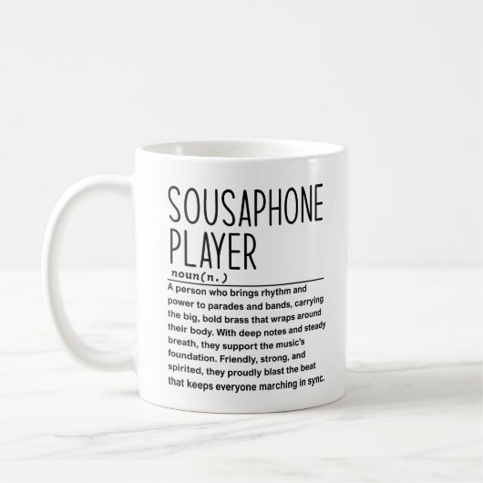Mug Joueur sousaphone (Gauche)