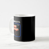 Mug Joueur vidéo 8 bits Bacon Retro Geek Nerd (Devant gauche)