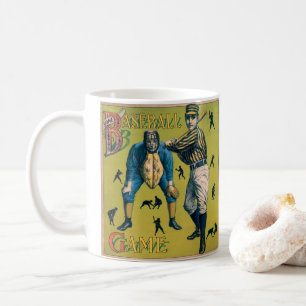 Mug Joueurs de baseball de sport vintage au match à do