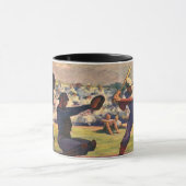 Mug Joueurs de baseball vintage dans un match (Centre)