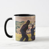 Mug Joueurs de baseball vintage dans un match (Gauche)