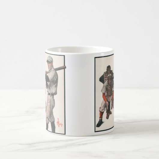 Mug Joueurs De Baseball vintages (Centre)