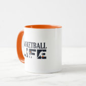 Mug Joueurs de basket-ball avec boule orange (Devant gauche)
