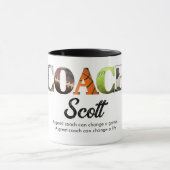 Mug Joueurs de noms d'entraîneurs personnalisés (Centre)