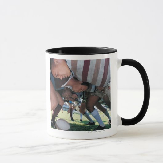 Mug Joueurs des syndicats de rugby dans une bousculade (Droite)