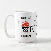 Mug Joueuse de basket-ball, fille de basket-ball Anniv (Gauche)