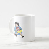 Mug Joueuse de fille d'hockey de champ (Devant gauche)