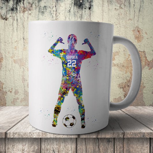 Mug Joueuse de football