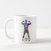 Mug Joueuse de football (Gauche)